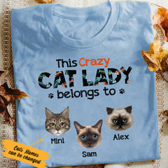 Crazy Cat Lady T Shirt