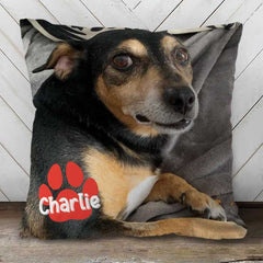 18x18 Pillow - Personalized Pet Pillow, Custom Pillows with Picture