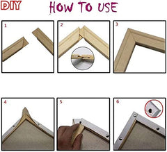 DIY Solid Wood Canvas Frame Kit