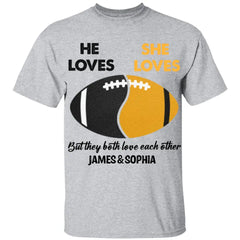 American Football Fans Love Each Other - Personalized Shirt - Hoodie - Sweatshirt Gift For Couple