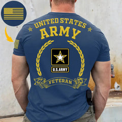 Military Custom Division - Veterans Personalized Shirt - Veterans Day Gifts for Dad and Grandpa