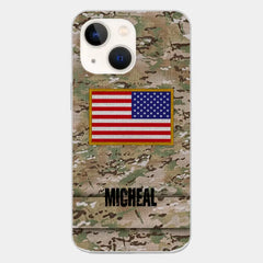 Personalized U.S Soldier Phone Case