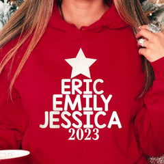 Our Family Christmas Tree 2023 - Personalized SweatShirt