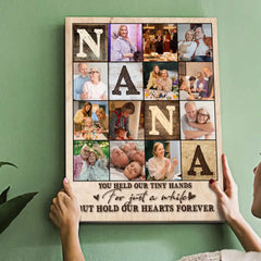 Nana Photo Gifts, Gifts For Grandma, Personalized Nana Pictures Collage Poster