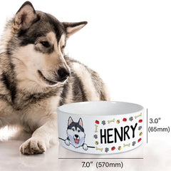 Personalized Custom Dog Bowls, Funny Design, Gift for Dog Lovers