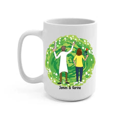 Time To Get Schwifty - Personalized Gifts Custom Mug For Couples