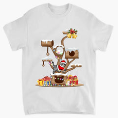 Christmas Cat Tower Personalized T-shirt