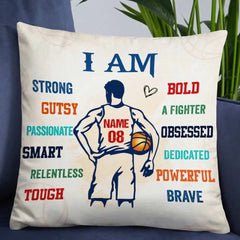 Love Basketball Player Pillow