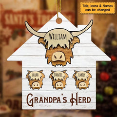 Gift For Papa Grandpa Herd Ornament