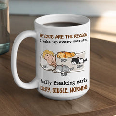 My Pet Is The Reason - Personalized Custom Coffee Mug