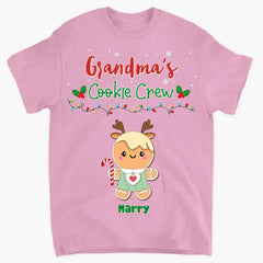 Grandma's Cookie Crew - Personalized Clothes - Christmas Gift for Grandma and Family
