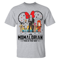 Custom Momalorian This Is The Way Shirt - Tatooine Sunset Shirt Gift For Mom