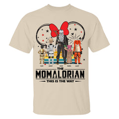 Custom Momalorian This Is The Way Shirt - Tatooine Sunset Shirt Gift For Mom