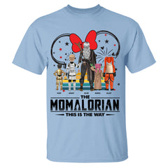 Custom Momalorian This Is The Way Shirt - Tatooine Sunset Shirt Gift For Mom