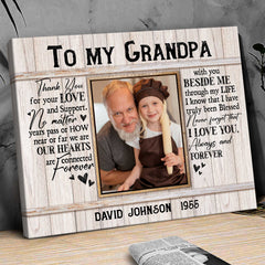 Grandpa Photo Gifts From Grandkids, Best Gifts For Grandfather, Grandpa Fathers Day Gift