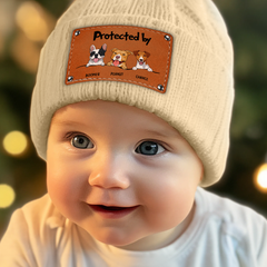 Protected By Dog 2 - Personalized Custom Beanie