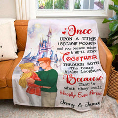 Once Upon A Time I Became Yours  Personalized Blanket