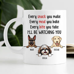 Watching You, Funny Personalized Mug, Gift for Dog Lovers